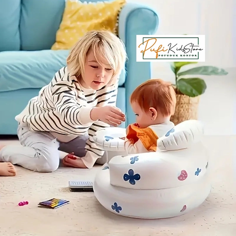 Şişme Bebek Oturma Koltuğu | Tepsili & Fileli | 4-24 Ay