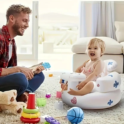 Şişme Bebek Oturma Koltuğu | Tepsili & Fileli | 4-24 Ay