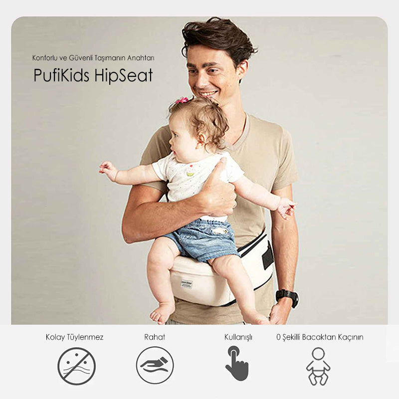PufiKids Ayarlanabilir Bebek Taşıyıcı Bel Kemeri 4 - 24  ay arası