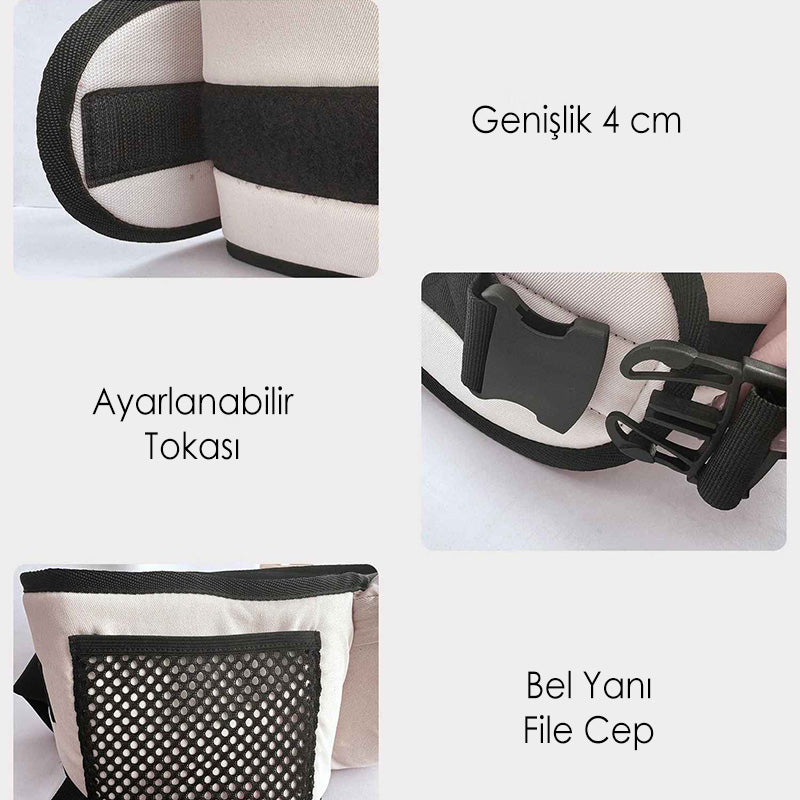 PufiKids Ayarlanabilir Bebek Taşıyıcı Bel Kemeri 4 - 24  ay arası